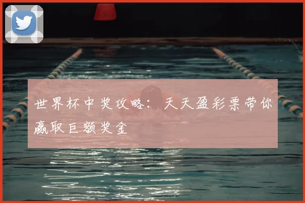 世界杯中奖攻略：天天盈彩票带你赢取巨额奖金