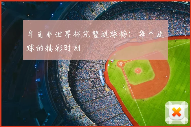 年南非世界杯完整进球榜：每个进球的精彩时刻